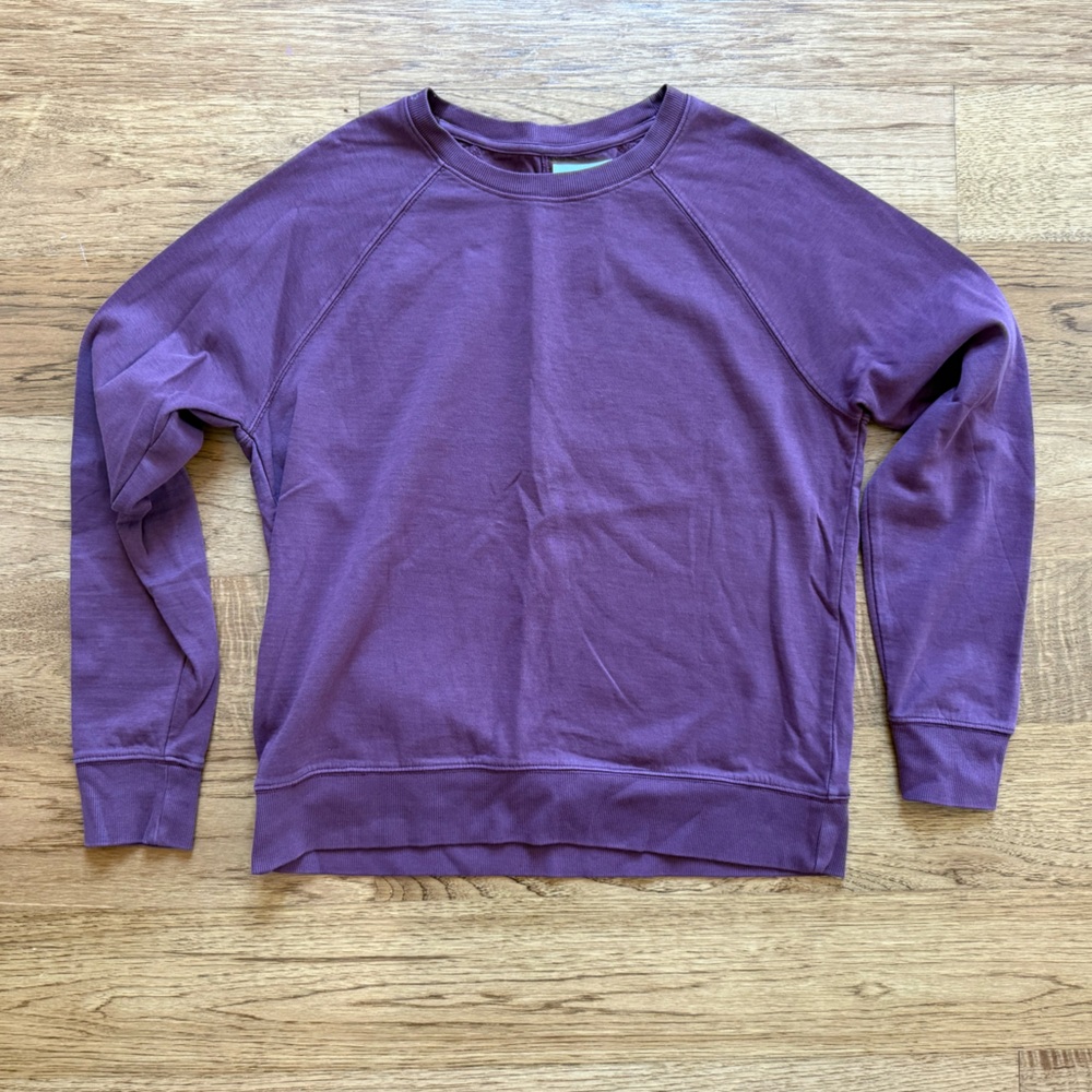Maroon Long Sleeve Light Crewneck